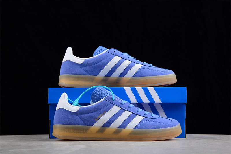 ADIDAS ORIGINALS GAZELLE INDOOR BLUE/WHITE/FUSION GUM