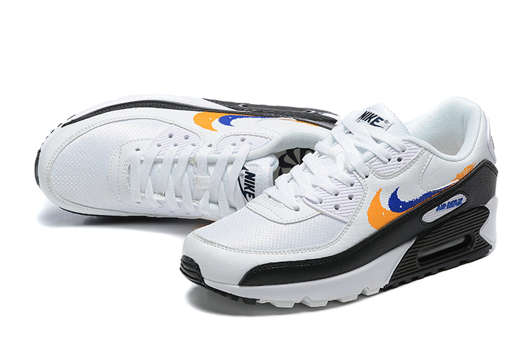 Nike Air Max 90
Double Swoosh White Black Gold Royal (GS)