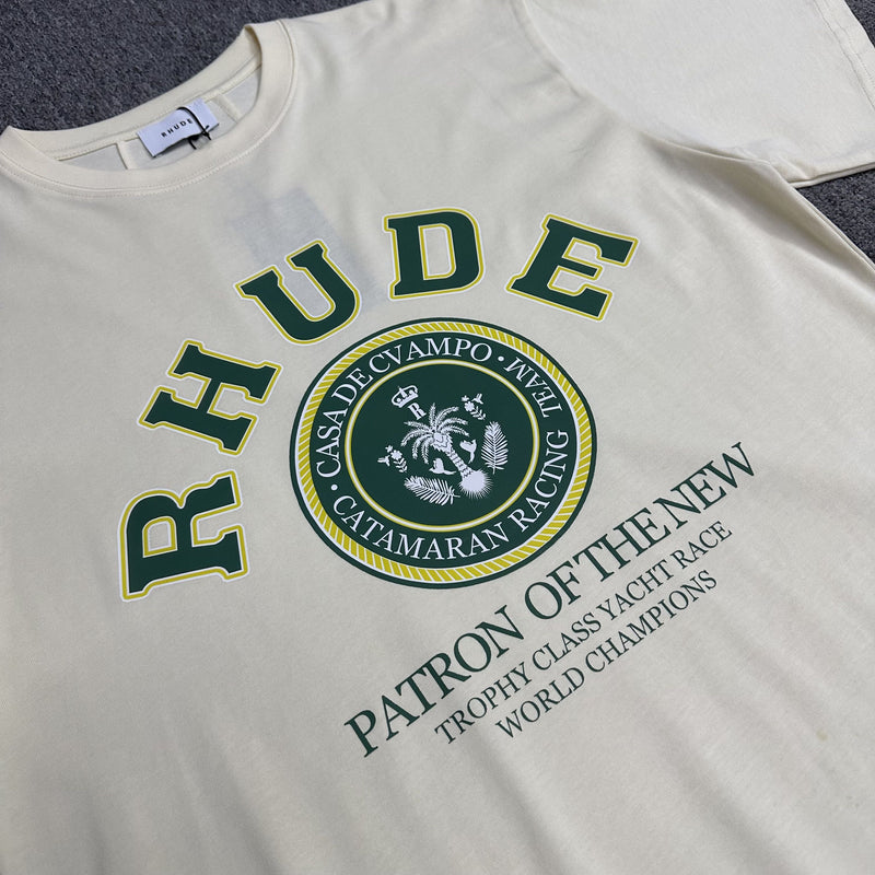 Camiseta Rhude Creme Patron Of The New