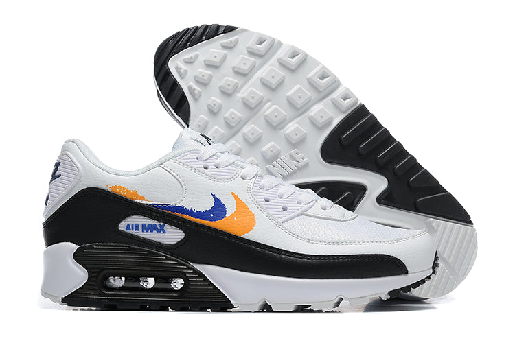 Nike Air Max 90
Double Swoosh White Black Gold Royal (GS)