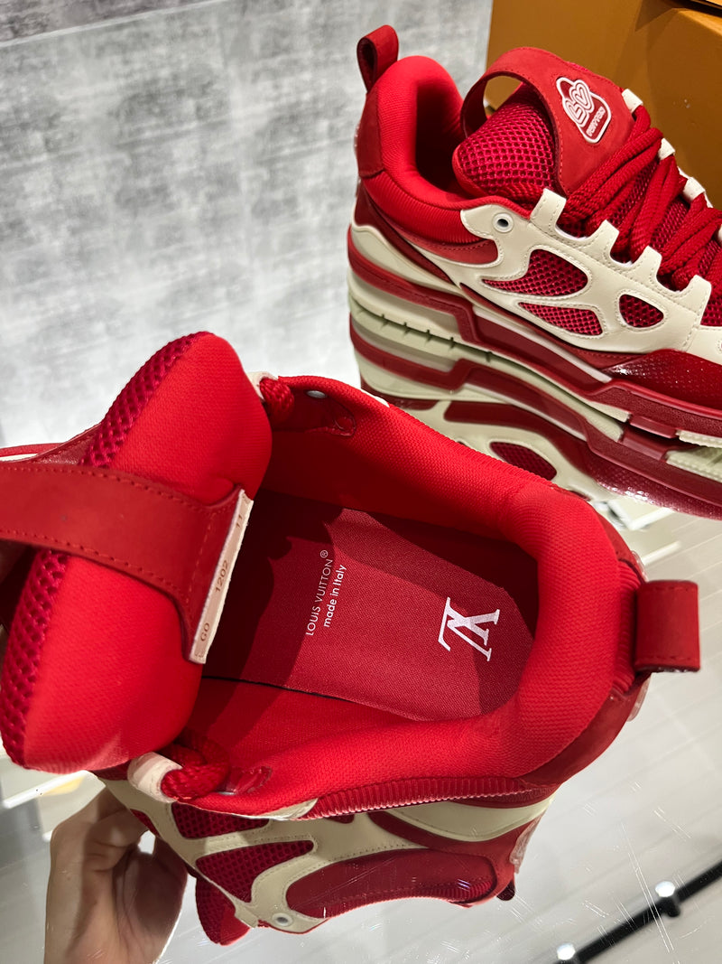 Louis Vuitton LV Skate Sneaker Red White