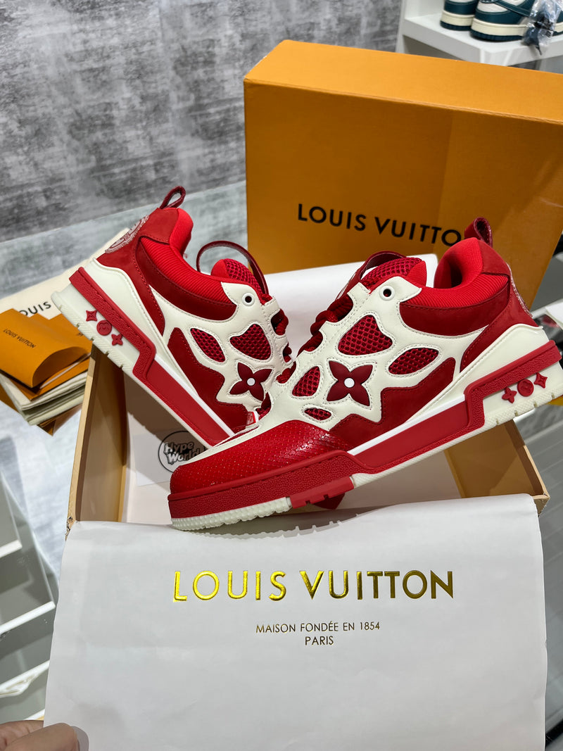 Louis Vuitton LV Skate Sneaker Red White