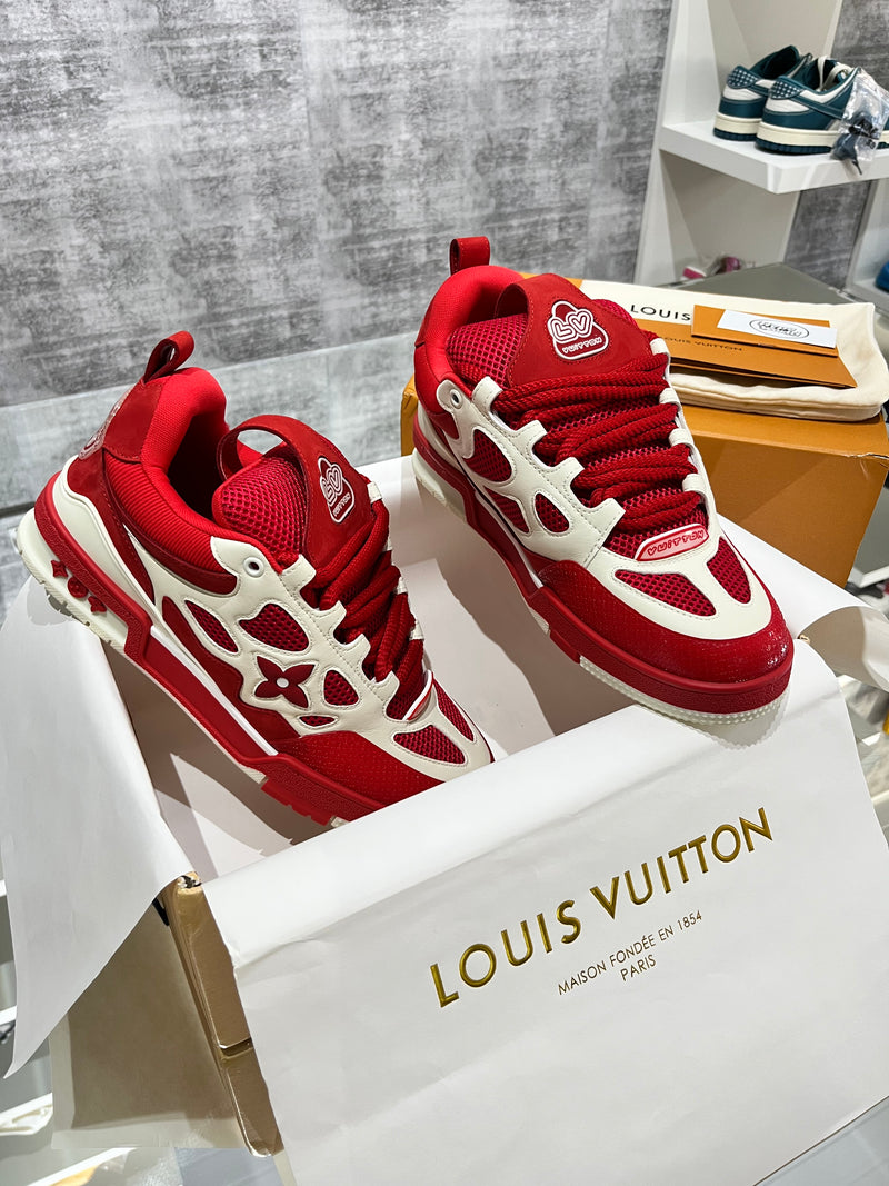 Louis Vuitton LV Skate Sneaker Red White