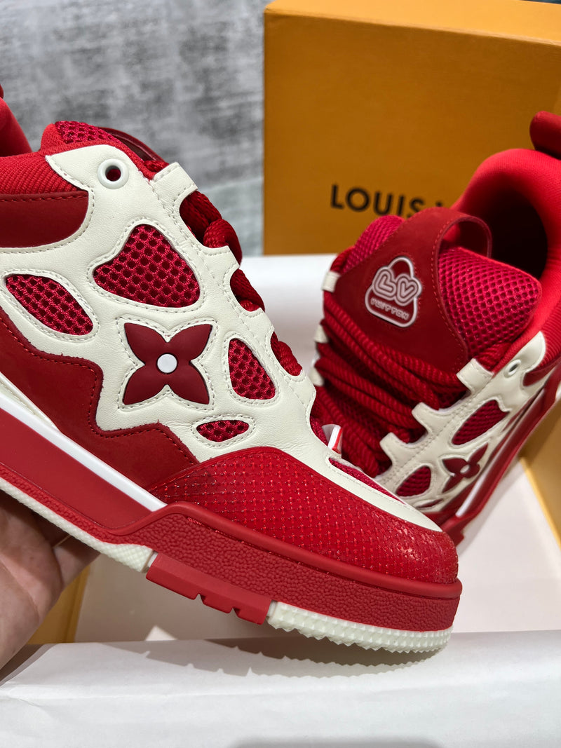 Louis Vuitton LV Skate Sneaker Red White