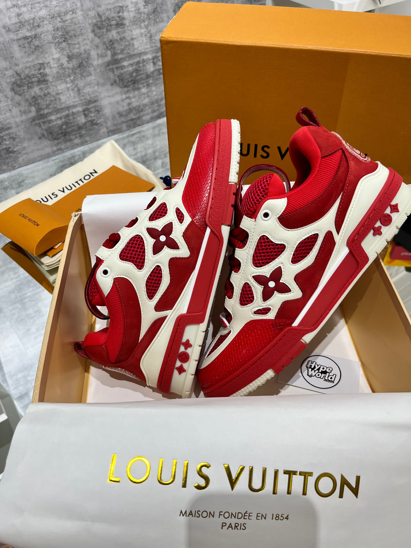 Louis Vuitton LV Skate Sneaker Red White