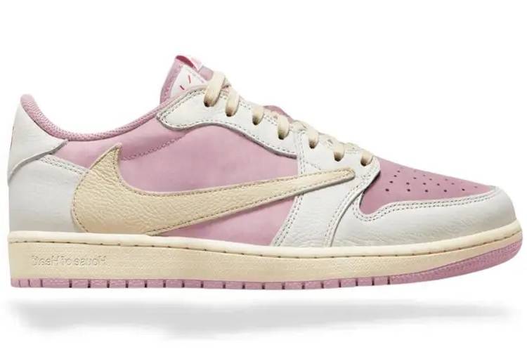 TRAVIS SCOTT X AIR JORDAN 1 LOW SHY PINK