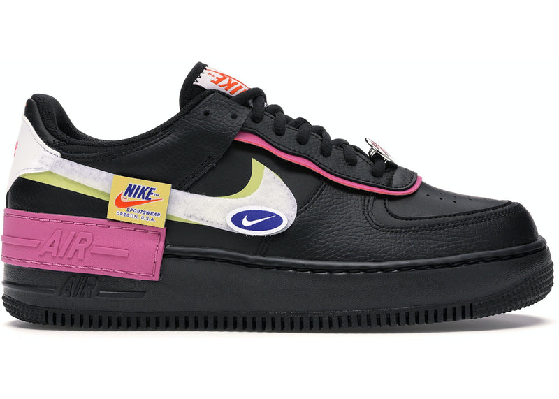 Nike Air Force 1 Low Shadow
Removable Patches Black Pink