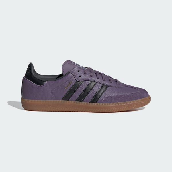 ADIDAS SAMBA VEGAN BROWN/BLACK/PURPLE