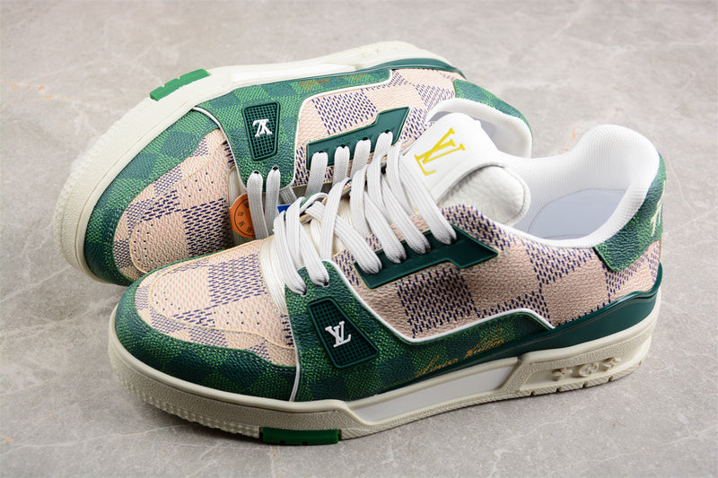 Louis Vuitton LV Trainer
Damier White Green