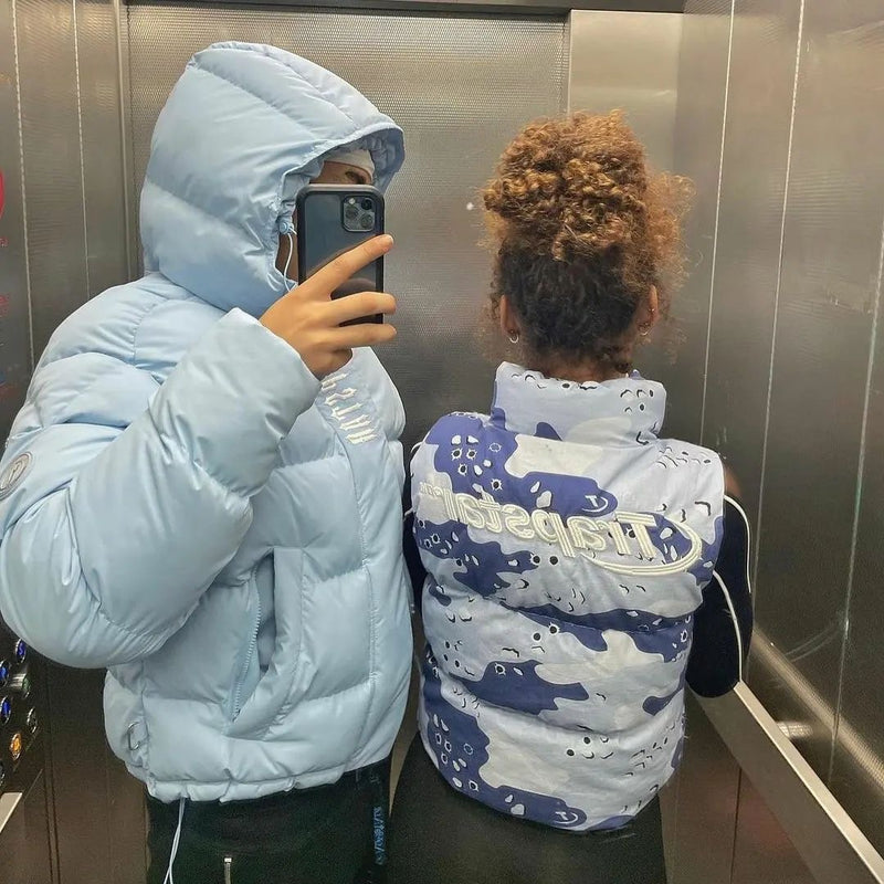 Jaqueta Puffer Trapstar Ice Blue