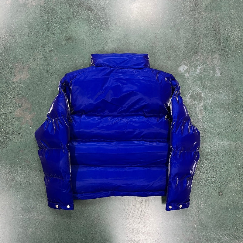 Jaqueta Puffer Trapstar Azul Metal