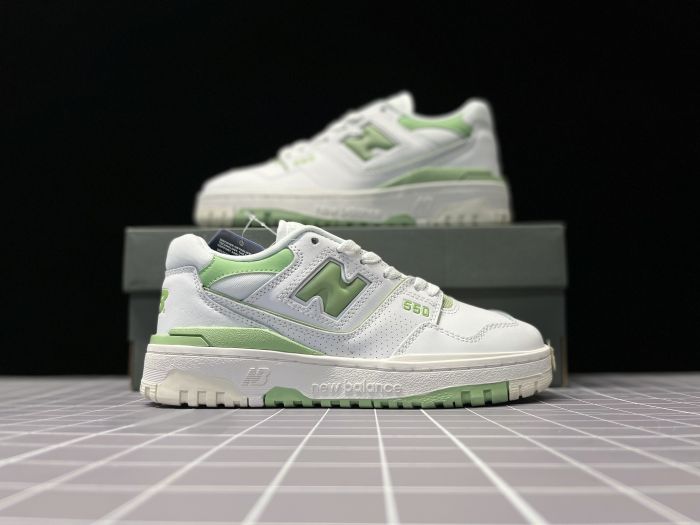 New Balance 550 White Mint Green