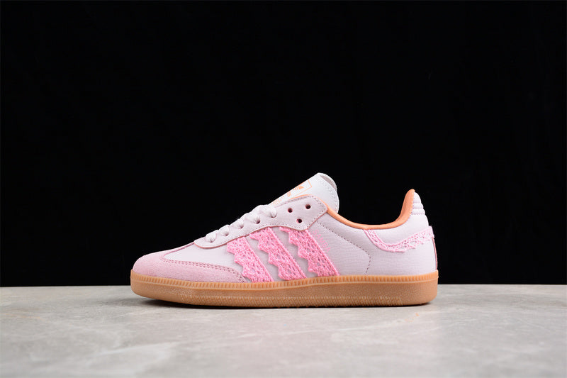 ADIDAS SAMBA VEGAN OG WHITE/PINK/BROWN