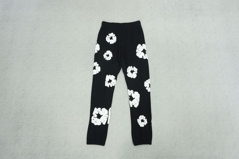 Calça Moletom Denim Tears Preto/Branco