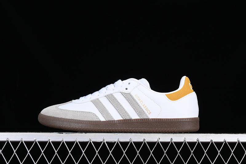 ADIDAS KITH X SAMBA OG CLASSICS PROGRAM MANGO FOOTWEAR WHITE/OFF WHITE