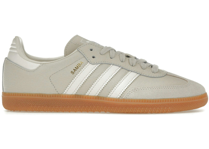 ADIDAS SAMBA VEGAN WHITE/GREY/BROWN