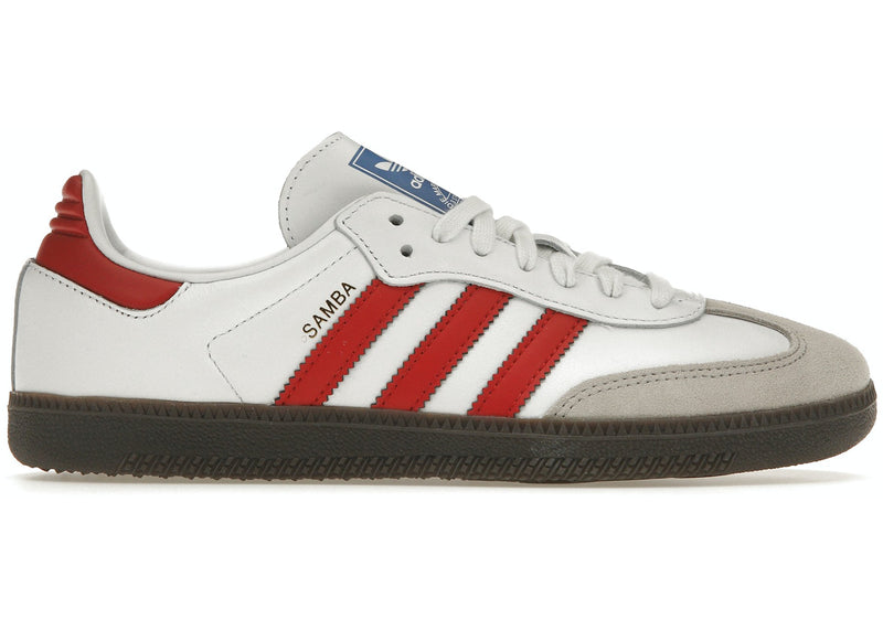 ADIDAS SAMBA VEGAN WHITE/BLACK/RED/GREY