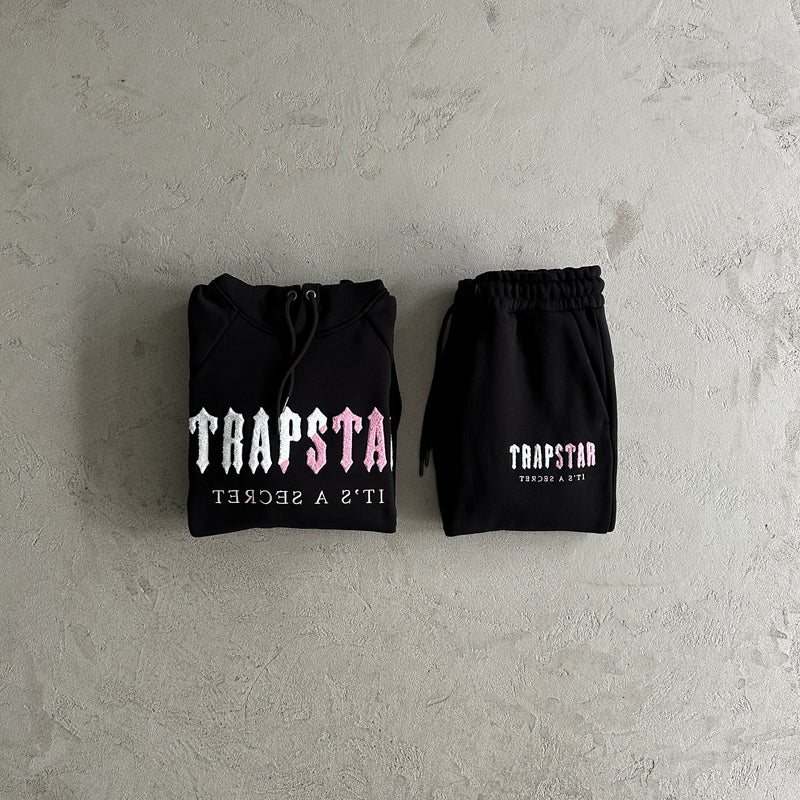 Conjunto Moletom Trapstar Black/Pink/White