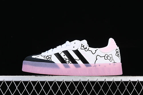 ADIDAS SAMBA VEGAN WHITE/BLACK/PINK