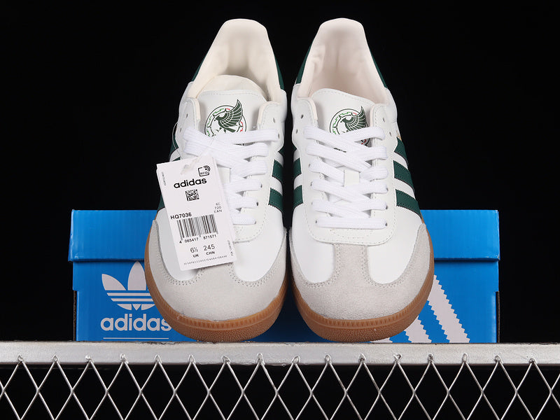 MEXICO X SAMBA TEAM SHOES CLOUD WHITE/COLLEGIATE GREEN/GUM