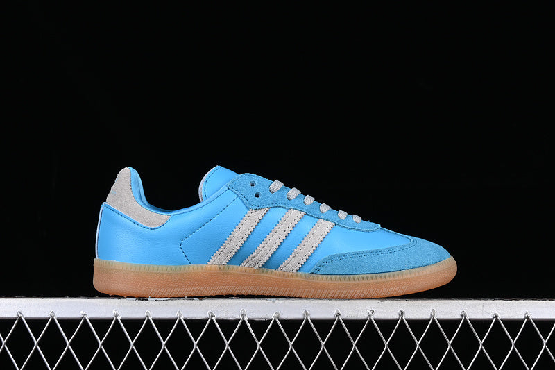 ADIDAS SPORTY & RICH X SAMBA OG BLUE RUSH/CRYSTAL WHITE/GUM THREE