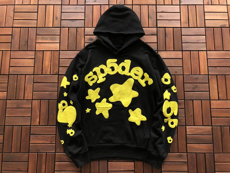 Moletom Sp5der Hoodie Stars Black