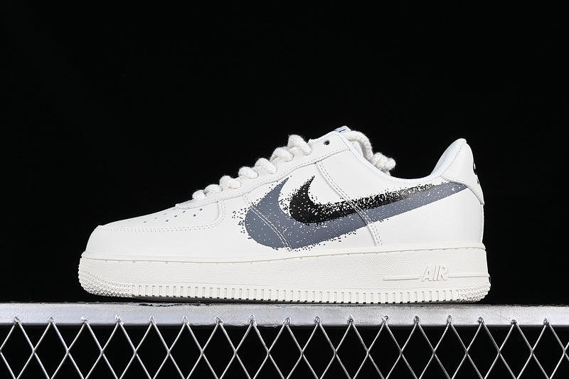 Nike Air Force 1 Low '07
Spray Paint Swoosh White Black Grey