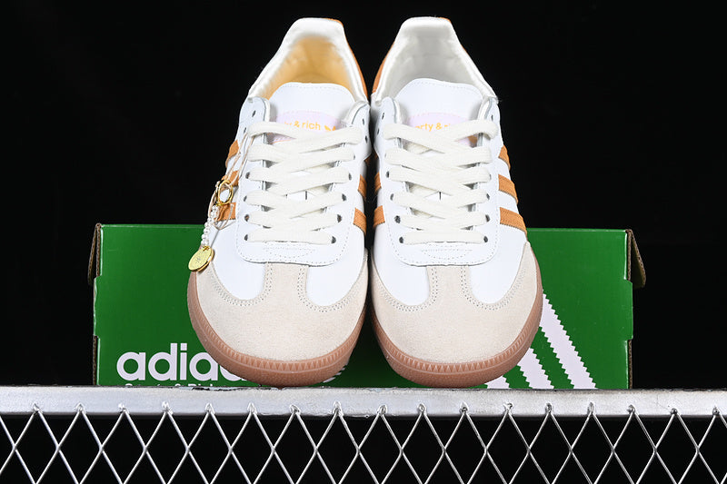 SAMBA OG SPORTY&RICH WHITE/BROWN/ORANGE