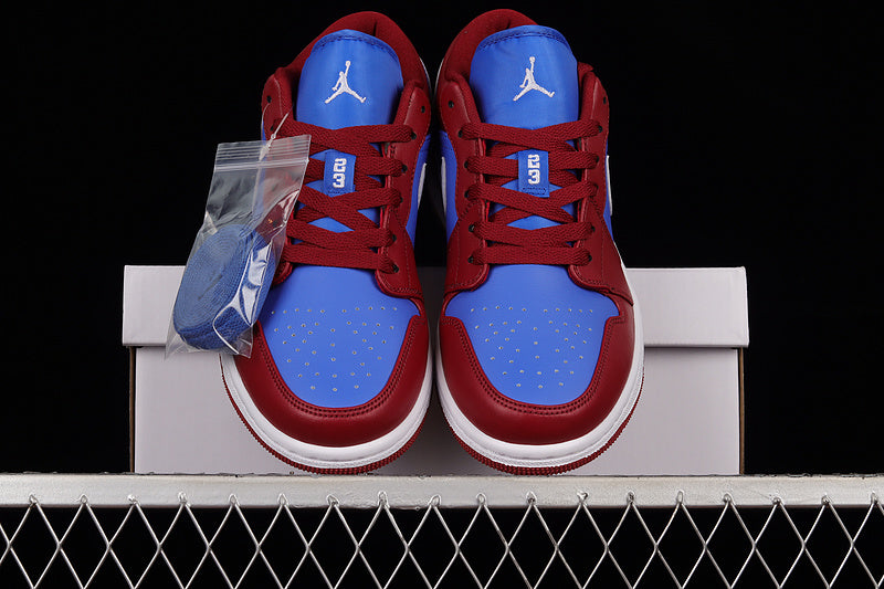 Jordan 1 Low
Pomegranate Medium Blue