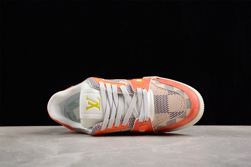 Louis Vuitton LV Trainer
Damier White Orange