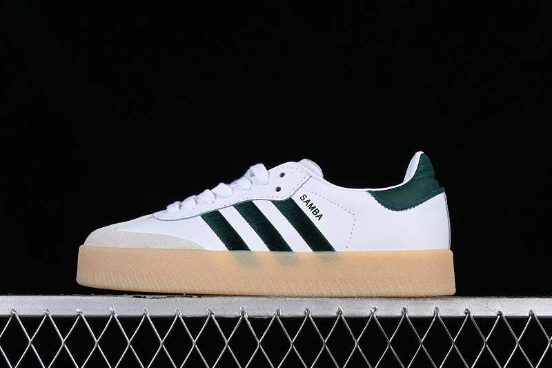 ADIDAS SAMBA VEGAN WHITE/BLACK/GREEN