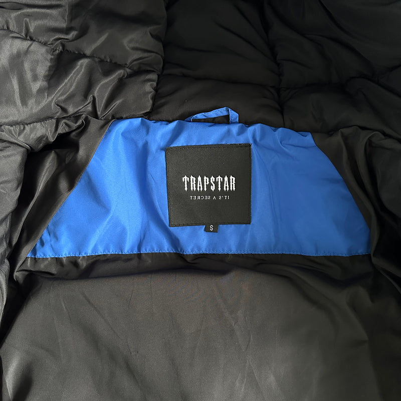 Jaqueta Puffer Trapstar Preta/Azul