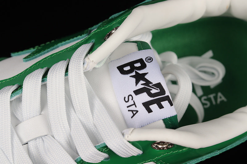 A Bathing Ape Bape Sta
Patent Leather Green White