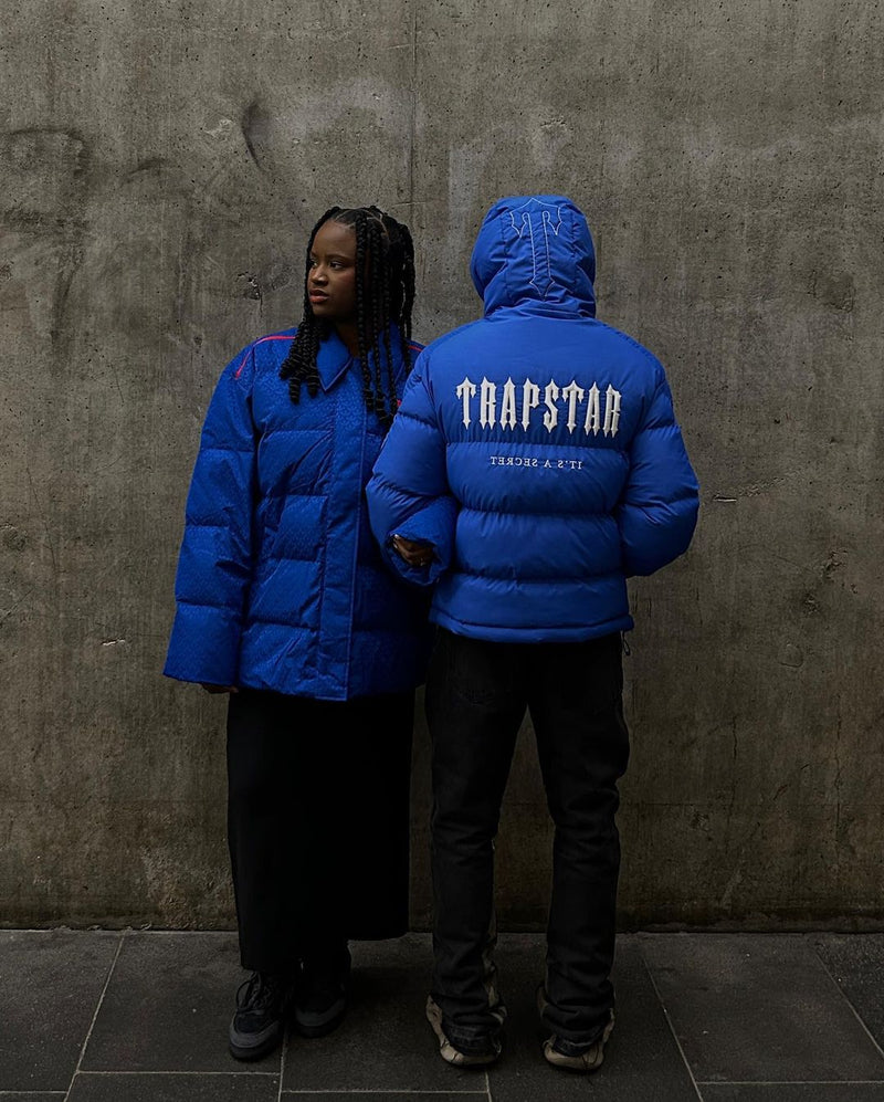 Jaqueta Puffer Trapstar Azul Royal