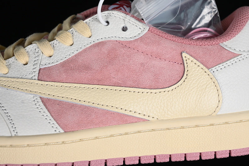 TRAVIS SCOTT X AIR JORDAN 1 LOW SHY PINK