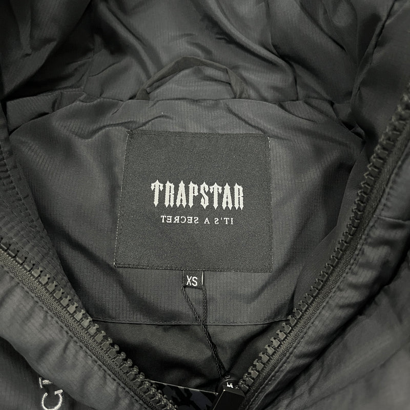 Jaqueta Puffer Trapstar Preta/Cinza