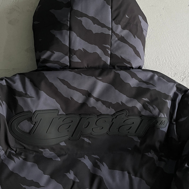 Jaqueta Puffer Trapstar Camuflagem Cinza