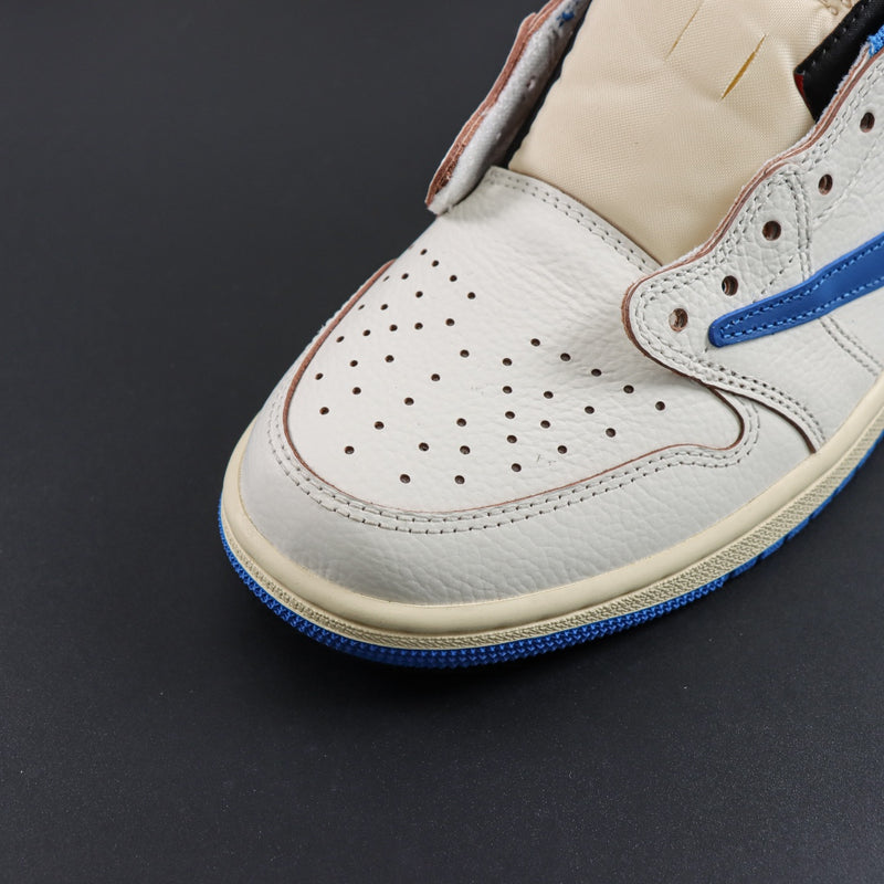 Air Jordan 1 Low Travis Scott X Fragment White Blue