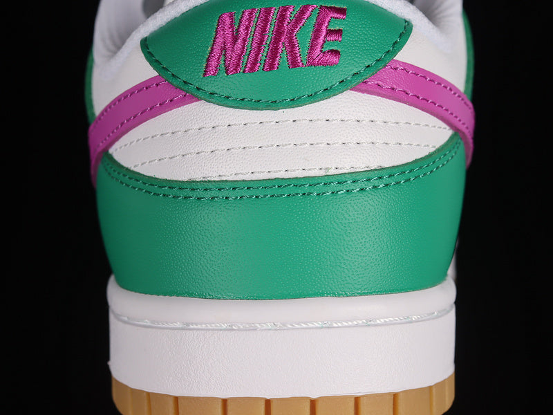 Nike Dunk Low
White Stadium Green Fuchsia