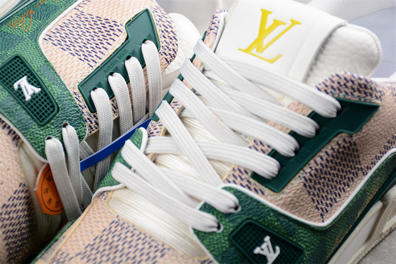 Louis Vuitton LV Trainer
Damier White Green