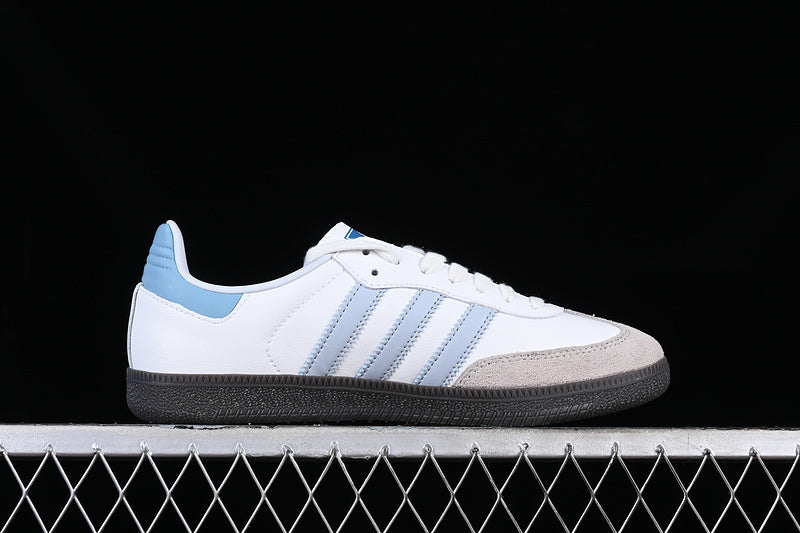 ADIDAS SAMBA VEGAN WHITE/BLUE/GREY/BLACK