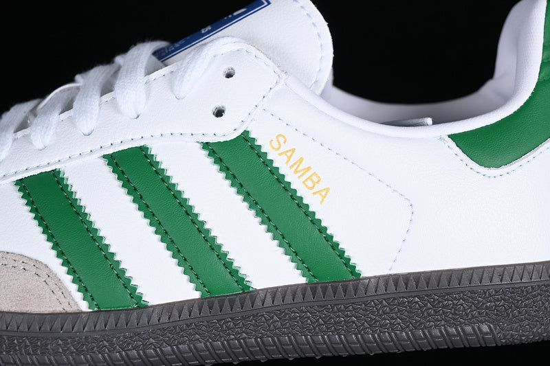 ADIDAS SAMBA OG WHITE/GREEN/BLACK