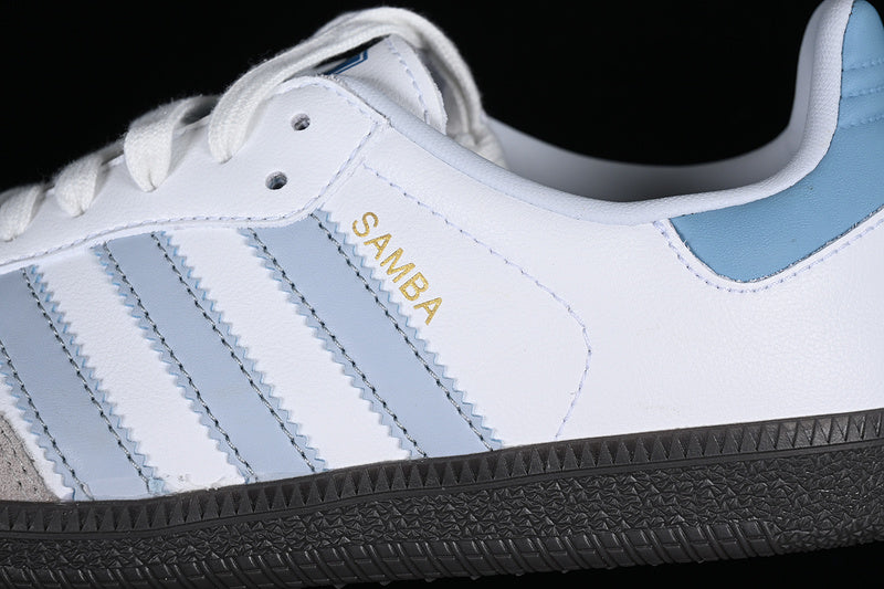 ADIDAS SAMBA VEGAN WHITE/BLUE/GREY/BLACK