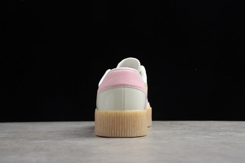 SAMBAROSE SHOES CLOUD WHITE/PINK/YELLOW