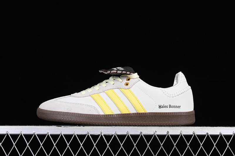 ADIDAS WALES BONNER X SAMBA BROWN/ECRU TINT/ALUMINUM YELLOW