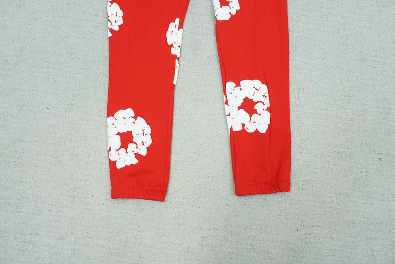 Calça Moletom Denim Tears Vermelho