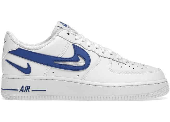 Nike Air Force 1 Low '07 FM
Cut Out Swoosh White Game Royal