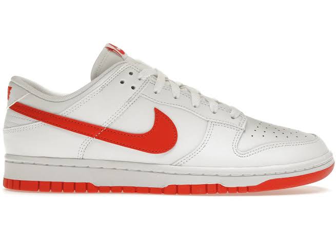 Nike Dunk Low Retro
White Picante Red