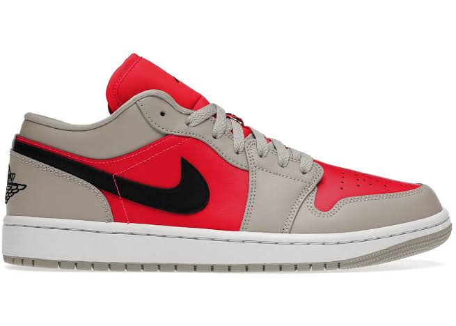 Jordan 1 Retro Low
Light Iron Ore Siren Red