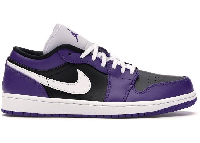 Jordan 1 Low
Court Purple Black